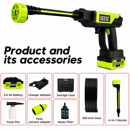 SEESEPIN™ Cordless Pressure Washer Gun - Your Vehicle's Best Friend